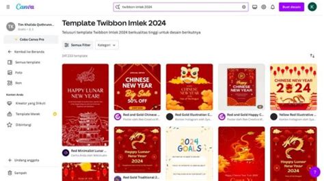 Cara Bikin Twibbon Imlek Sendiri Di Canva Pakai HP