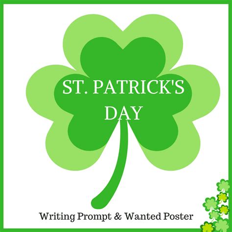 St Patricks Day Writing Prompt Free Printables A Plus Teaching