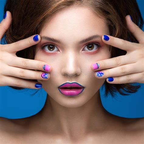 5168 Happy Face Model Nails Stock Photos Free And Royalty Free Stock