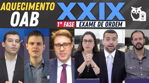 Aquecimento I 1ª Fase Xxix Exame De Ordem Oab Youtube