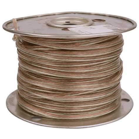 Southwire 25 Ft 18 Gauge 2 Clear Stranded CU CL3R Speaker Wire