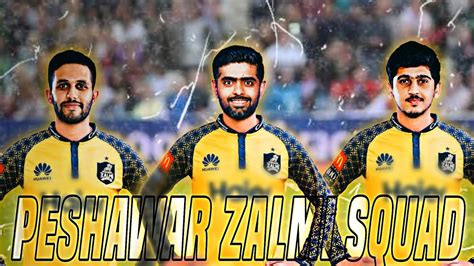 Peshawar Zalmi Squad 2024 Peshawar Zalmi Psl 9 Squad Peshawar Zalmi