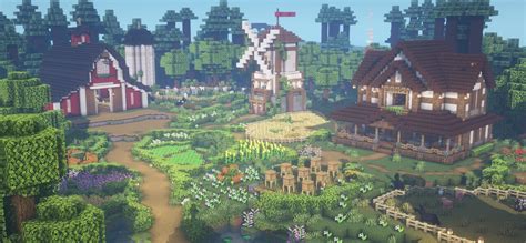 Cute Farm With Tutorial Minecraft Map