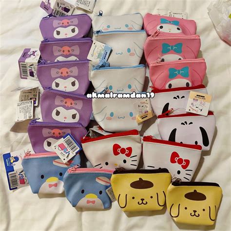 Official Mini Pouch Sanrio Daiso Shopee Malaysia