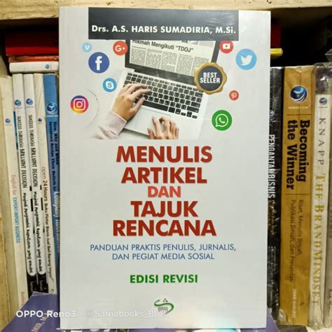 Jual BUKU MENULIS ARTIKEL DAN TAJUK RENCANA Drs A S SUMADIRIA