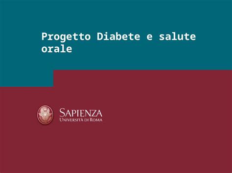 PPT Progetto Diabete E Salute Orale DOKUMEN TIPS