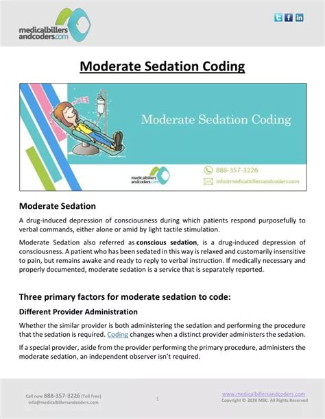 Ppt Moderate Sedation Coding Powerpoint Presentation Free Download Id 10063361