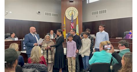 Steglik Sworn In As Mt Laurel Mayor Janjua As Deputy Mayor In