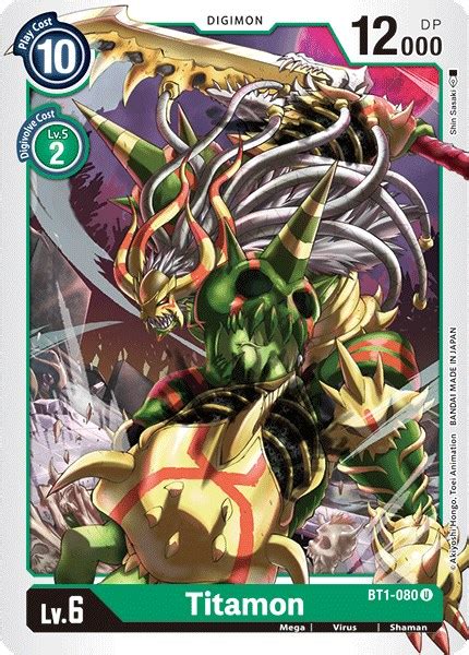 Titamon Release Special Booster Digimon Card Game