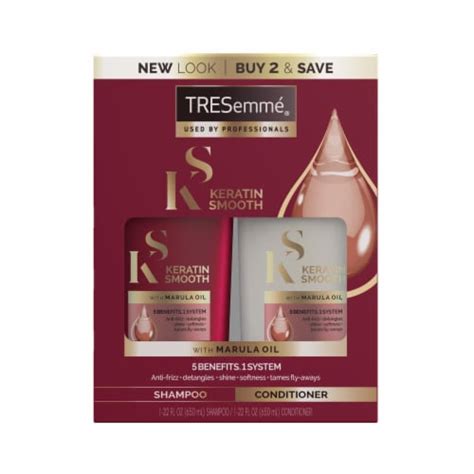 Tresemme Keratin Smooth Shampoo Conditioner Twin Pack Ct Fl