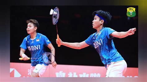 Kalah Dari Liu Tan Apriyani Fadia Terhenti Di Pertandingan Ketiga Bwf