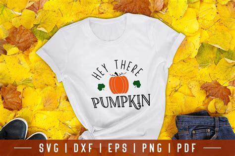 Hey There Pumpkin Svg Cut File Graphic By Craftlabsvg Creative Fabrica