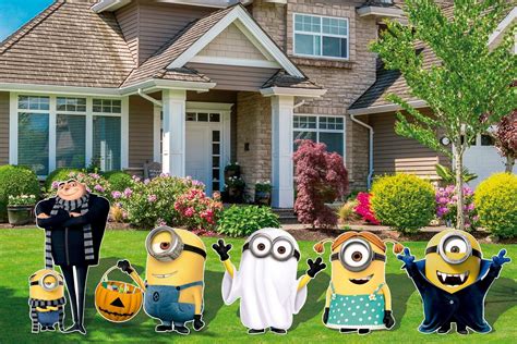 Minions Halloween Cutout and Yard Sign - Etsy