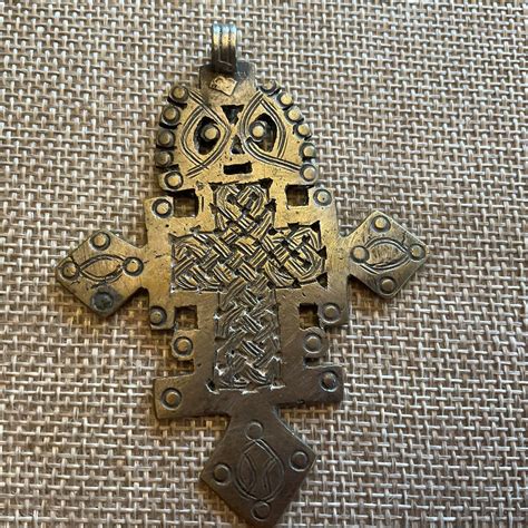 Ethiopian Coptic Crosses Silver Pendants African Gem