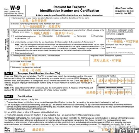 国外LEAD基础W9税表填写样例 知乎