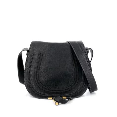 Sac Port Paule Marcie Chlo Cuir Noir Monogram Paris