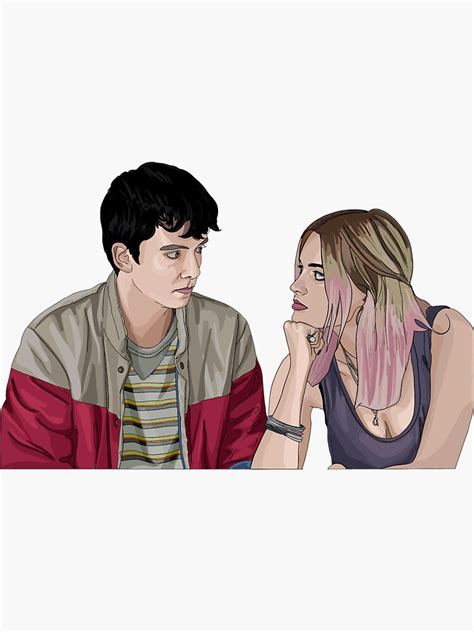 Otis And Maeve Sex Education Sticker For Sale By RobertSach Redbubble