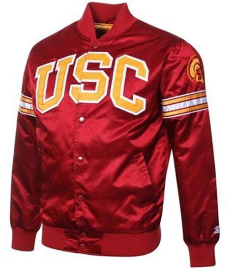 Starter Bomber Red Usc Trojans Jacket Jacket Makers