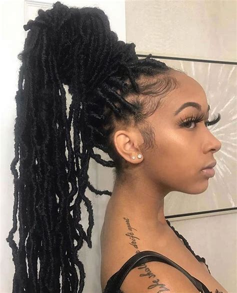 3178 Likes 15 Comments Bl6ckgirls On Instagram “locs🖤” Faux Locs Hairstyles Locs