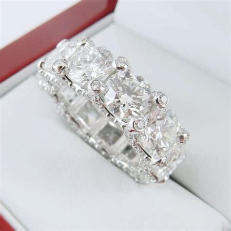 Petite Invisible Halo Engagement Ring Style Diamondnet