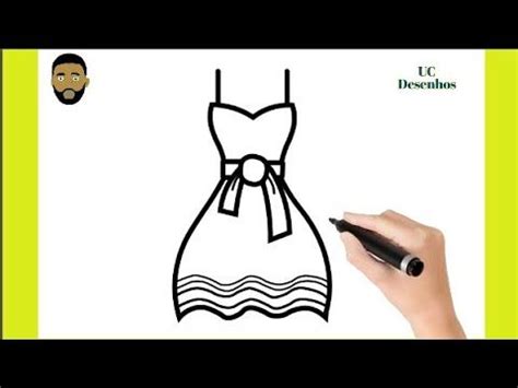 How To Draw A Dress Como Desenhar Um Vestido Passo A Passo Basic