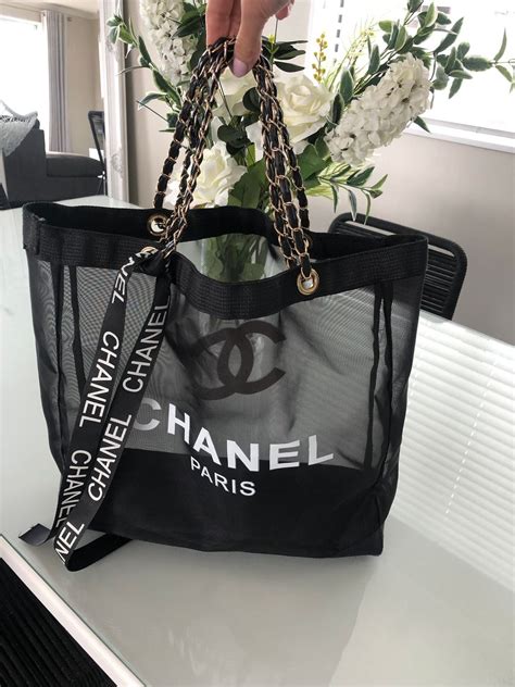 Chanel Chanel Vip Mesh Tote Bag On Designer Wardrobe