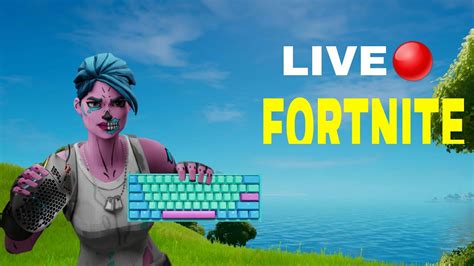 LIVE FORTNITE JE DEBUTE CLAVIER SOURIE YouTube