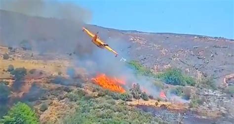 Rrëzohet avioni Canadair teksa po shuante zjarret në Greqi vdesin dy