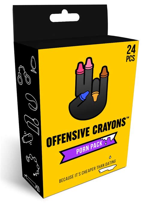 Offensive Crayons Porn Pack Funny Ts Gag T Funny Pens Adult Coloring Book Teacher