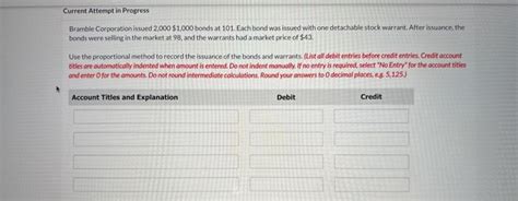 Solved Bramble Corporation Issued 2 000 1 000 Bonds At 101 Chegg