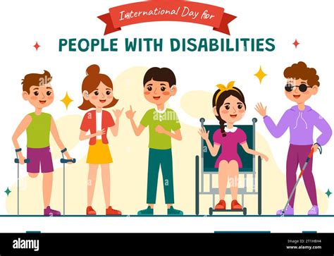 International Day For People With Disability Vector Design Illustration