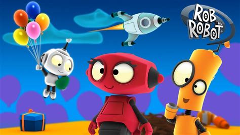 Up Up And Away Rob The Robot Educational Robot Cartoons For Kids