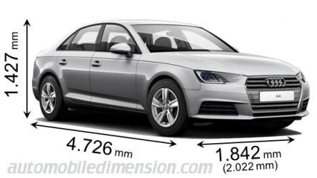 Audi A4 Dimensions 2023