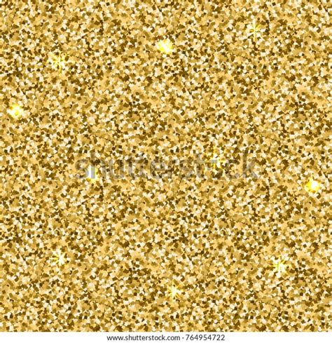 Golden Vector Texture Glitter Seamless Pattern Vector De Stock Libre