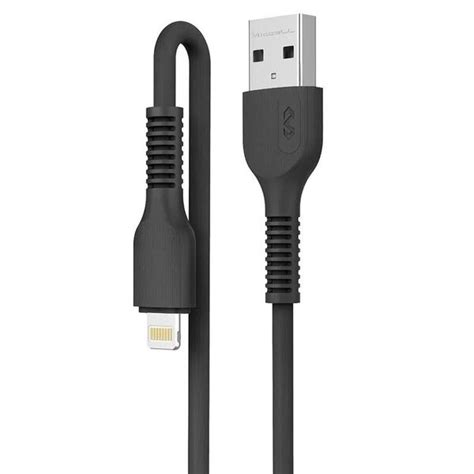 Cabo De Dados Usb Lightning Letron Alta Resist Ncia Pvc M Preto Vq D