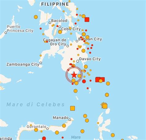 Terremoto Violenta Scossa Nelle Filippine Epicentro A Glan Nel Sud