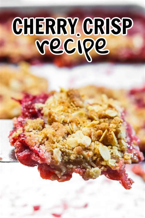 Cherry Crisp Recipe With Canned Cherries Today S Creative Ideas