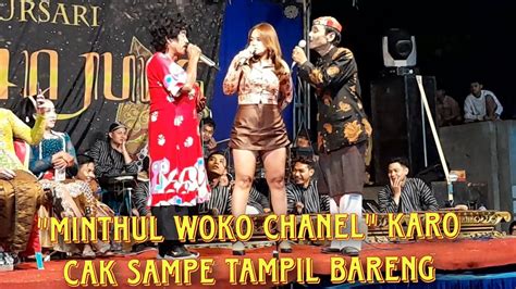 MINTUL WOKO CHANEL KARO CAK SAMPE LUCU POOL SAMPEK PENONTONE LALI