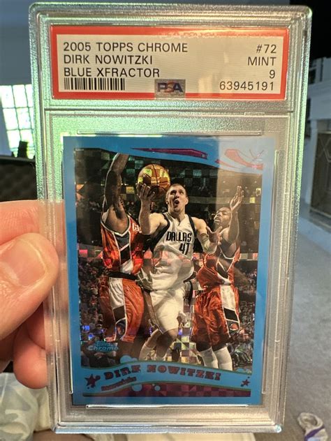 Dirk Nowitzki Topps Chrome Blue X Fractor Psa Price