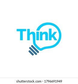 Think Logo Design Vector Sign Stock Vector (Royalty Free) 1796583031 ...