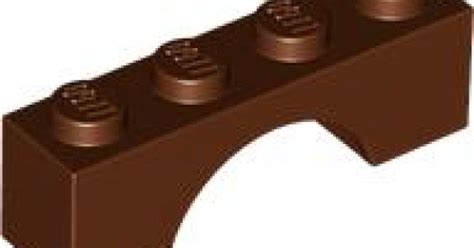 Lego Part 6177697 3659 Brick With Bow 1x4 Reddish Brown Lego