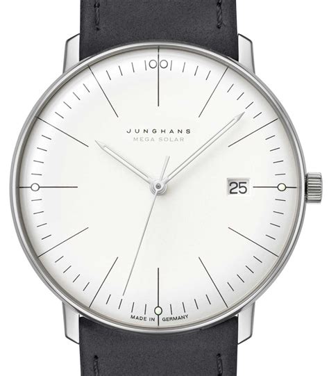 Junghans Max Bill MEGA Solar 059 2020 02 Multifrequenz Funk Solar Uhr