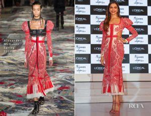 Deepika Padukone In Alexander McQueen L Oreal Paris Unveils The