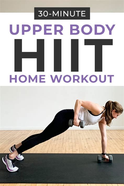 30 Minute Upper Body HIIT Workout Nourish Move Love