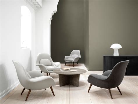 FREDERICIA SWOON Lounge Chair Space Copenhagen