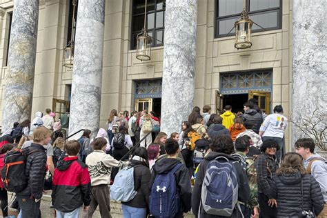 Students Walk Out Of Schools Across Alaska To Protest The Governor S