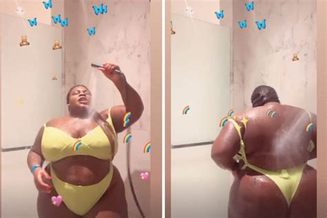 Jojo Todynho se refresca em ducha e deixa o corpo à mostra Fotos