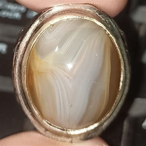 Jual Cincin Batu Akik Natural Motif Gambar Sulaiman Yaman Jawa Unik