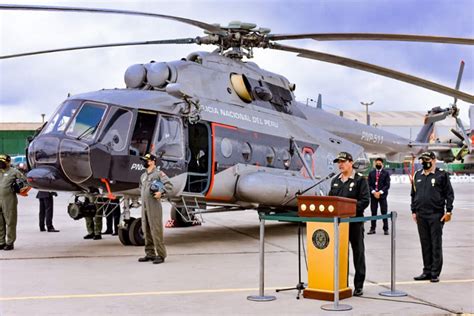 La Policía Nacional del Perú incorporó dos helicópteros Mil Mi 171Sh