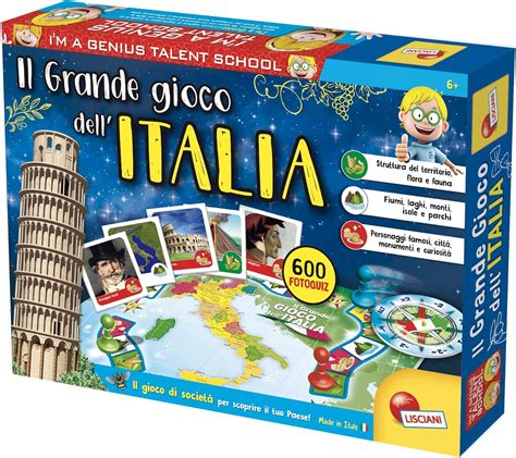 Liscianigiochi Il Grande Gioco Dell Italia Multicolore X